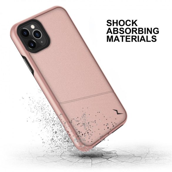 Zizo Division Series iPhone 11 Max ütésálló hátlap, tok, rozé arany