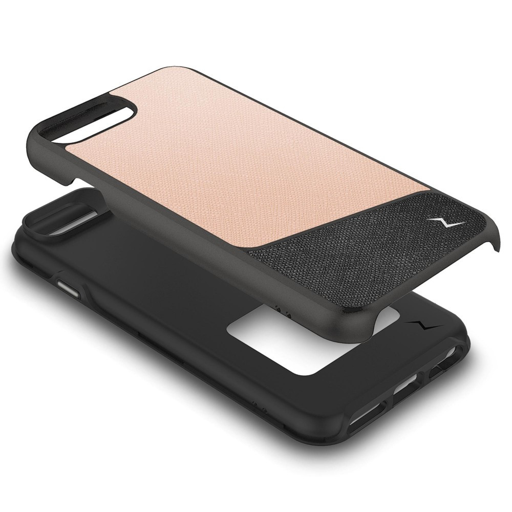 Zizo Division Series iPhone 6S Plus/7 Plus/8 Plus ütésálló hátlap, tok, fekete-rozé arany