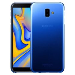   Samsung gyári Gradation Clear Cover Samsung Galaxy J6 Plus hátlap, tok, kék