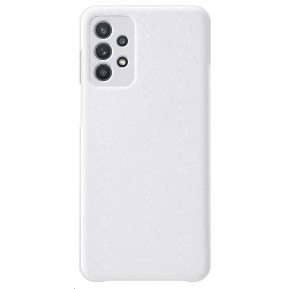 Samsung gyári S-View Case cover Samsung Galaxy A32 5G (EF-EA326PWE) oldalra nyíló tok, fehér