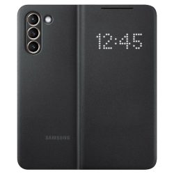   Samsung Smart Led View Samsung Galaxy S21 Plus gyári hátlap, tok, fekete