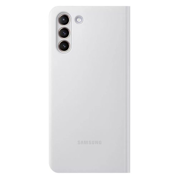 Samsung Smart Led View Samsung Galaxy S21 Plus gyári (EF-NG996PJ) oldalra nyíló, tok,szürke