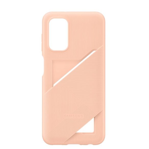 Samsung gyári Card Slot Cover Samsung Galaxy A13 5G (EF-OA136TPE) kártyatartós hátlap, tok, barack