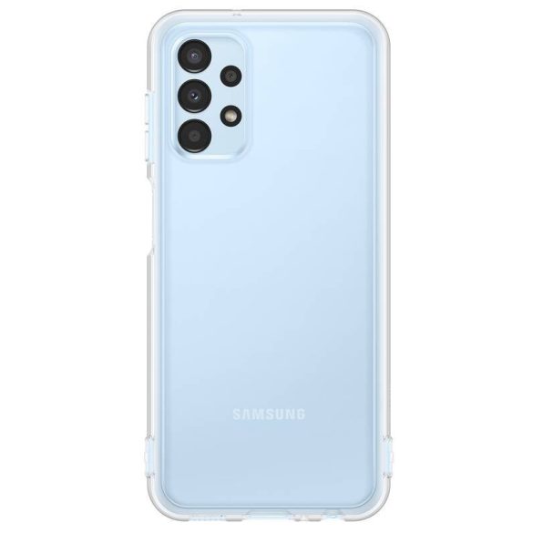 Samsung Soft Clear Cover Samsung Galaxy A13 4G (EF-QA135TTE) szilikon hátlap, tok, átlátszó