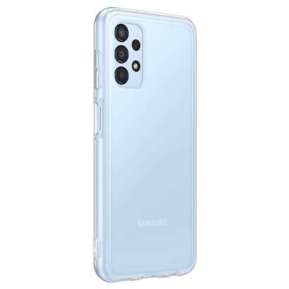 Samsung Soft Clear Cover Samsung Galaxy A13 4G (EF-QA135TTE) szilikon hátlap, tok, átlátszó