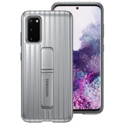   Samsung gyári Standing Case cover Samsung Galaxy S20 hátlap, tok, ezüst