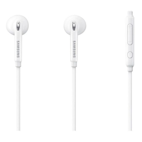 Samsung Galaxy EO-EG920BW gyári vezetékes headset, fülhallgató, 3,5mm jack, (doboz nélküli), fehér