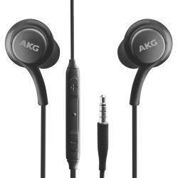   Samsung Galaxy AKG EO-IG955BSE gyári vezetékes headset, fülhallgató, 3,5mm jack, (doboz nélküli), fekete