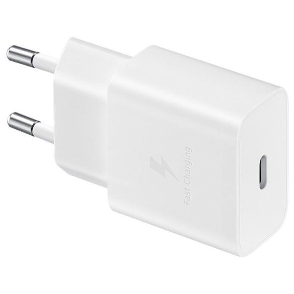 Samsung EP-T1510EBE USB-C gyári hálózati töltő, gyorstöltő adapter, 15W, doboz nélkül, (doboz nélküli), fehér