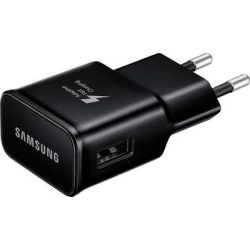   Samsung EP-TA20EBE USB gyári hálózati töltő, gyorstöltő adapter, 15W, (doboz nélküli), fekete