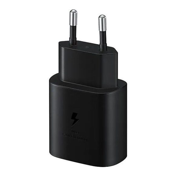Samsung EP-TA800EBE USB-C gyári hálózati adapter, 25W, (doboz nélküli), fekete