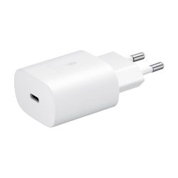   Samsung EP-TA800EWE USB-C gyári hálózati adapter, 25W, (doboz nélküli), fehér