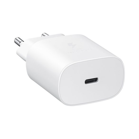 Samsung EP-TA800EWE USB-C gyári hálózati adapter, 25W, (doboz nélküli), fehér