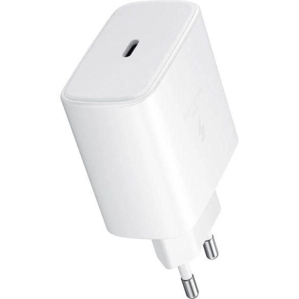 Samsung EP-TA845EWE USB-C gyári hálózati adapter, gyorstöltés, 45W, (doboz nélküli), fehér