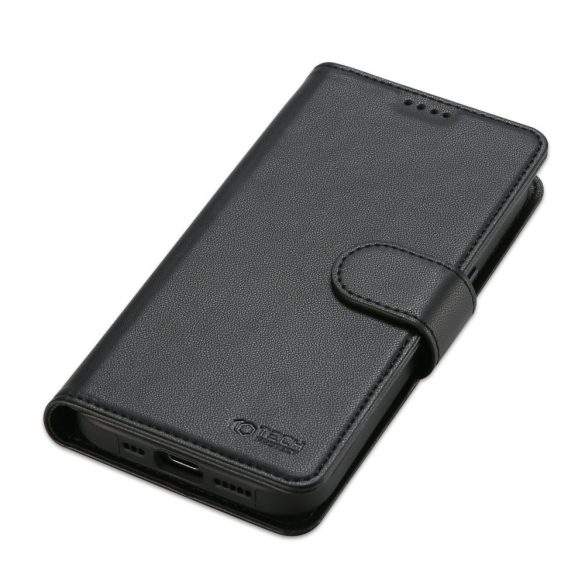 Tech-Protect Wallet Magsafe iPhone 15 Magsafe kompatibilis oldalra nyíló tok, fekete