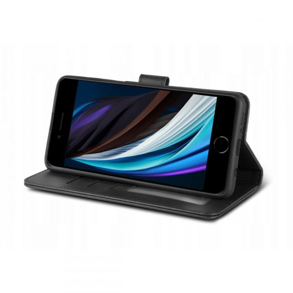 Tech-Protect Wallet Magsafe iPhone 15 Pro Magsafe kompatibilis oldalra nyíló tok, fekete