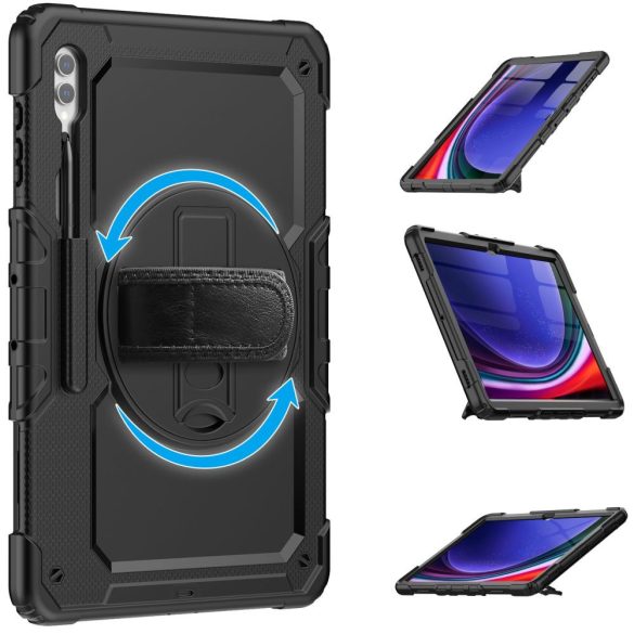 Tech-Protect Solid 360 Samsung Galaxy S8 Ultra/S9 Ultra 14.6" ütésálló hátlap, tok, fekete