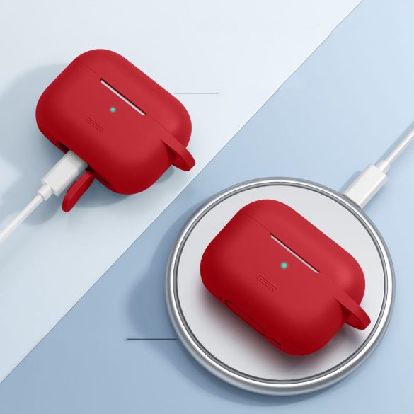 ESR Bounce Apple Airpods Pro 1/2 szilikon tok, piros