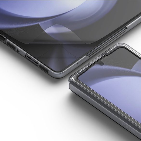 Ringke Dual Easy set Samsung Galaxy Z Fold 5 kijelzővédő fólia szett, átlátszó