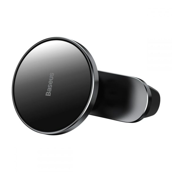 BaseusWXJN-01 Magnetic Wireless Car Charger MagSafe kompatibilis töltő és tartó, szellőzőrácsra, műszerfalra, fekete