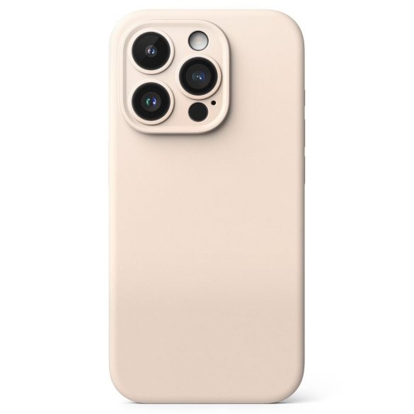 Ringke Silicone Magnetic Magsafe Iphone 15 Pro Max magsafe kompatibilis hátlap, tok, rózsaszín