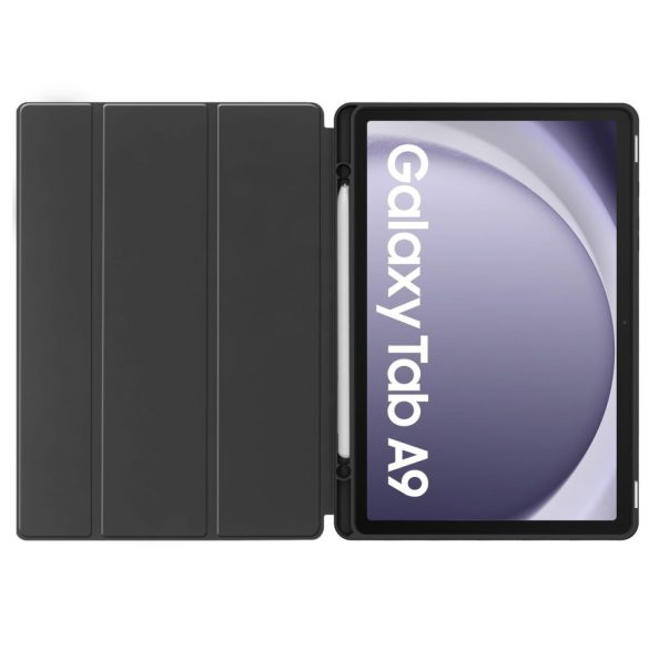 Tech-Protect Sc Pen Samsung Galaxy Tab A9 8.7" X110/X115 oldalra nyíló okos tok, érintőceruza tartóval, fekete