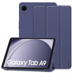   Tech-Protect Smartcase Samsung Galaxy Tab A9 8.7" X110/X115 oldalra nyíló smart tok, sötétkék