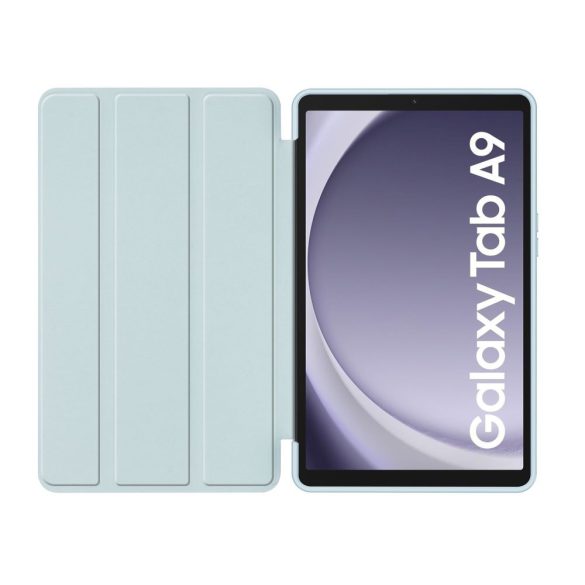 Tech-Protect Smartcase Samsung Galaxy Tab A9 8.7" X110/X115 oldalra nyíló smart tok, virágmintás, zöld