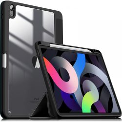   Infiland Crystal Case iPad Air 4 10.9" (2020) oldalra nyíló tok, fekete