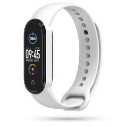   Tech-Protect Iconband Xiaomi Mi Smart Band 5/6/6/NFC/7 szilikon szíj, fehér