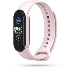   Tech-Protect Iconband Xiaomi Mi Smart Band 5/6/6/NFC/7 szilikon szíj, rózsaszín