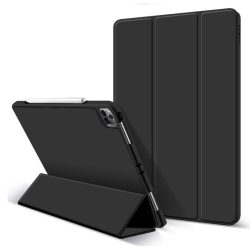   Tech-Protect Smartcase Pen iPad Pro 11" (2021) oldalra nyíló okos tok, fekete