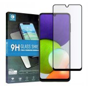   Mocolo TG+ Samsung Galaxy A22 5D teljes kijelzős edzett üvegfólia (tempered glass) 9H keménységű, fekete