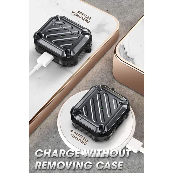 Supcase Unicorn Beetle Apple Airods 3 Case tok, fekete