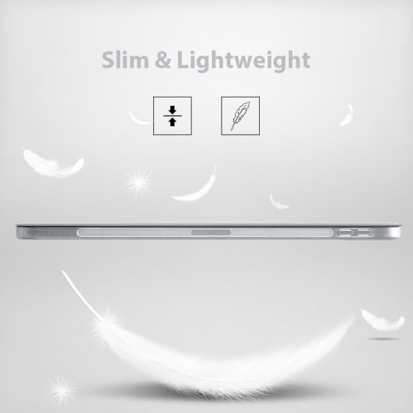 ESR Rebound Slim iPad Air 4 10.9" (2020)/Air 5 10.9" (2022) Jelly oldalra nyíló smart tok, fekete