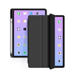   Tech-Protect Smartcase Pen iPad Air 4 (2020) oldalra nyíló okos tok, fekete