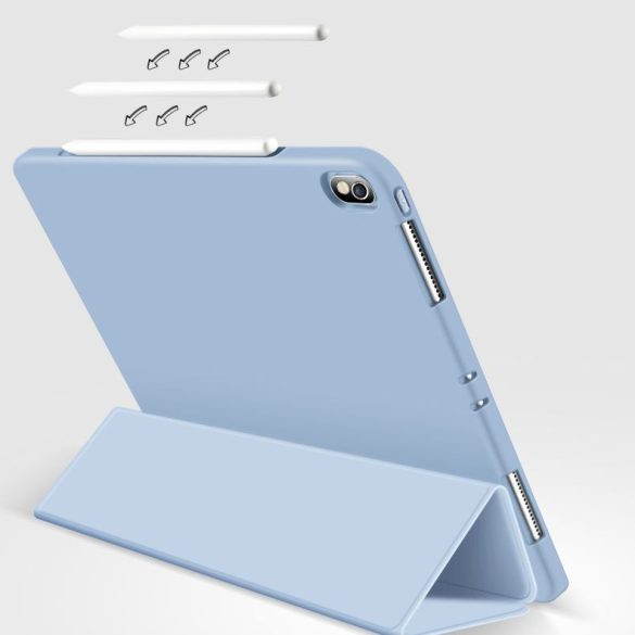 Tech-Protect Smartcase iPad Air 4 10.9" (2020)/Air 5 10.9" (2022) oldalra nyíló smart tok, világoskék