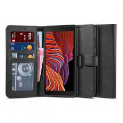   Tech-Protect Wallet2 Samsung Galaxy Xcover 5 oldalra nyíló hátlap, tok, fekete