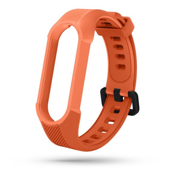 Tech-Protect Armour Xiaomi Mi Smart Band 5/6/6 NFC szilikon szíj, narancssárga