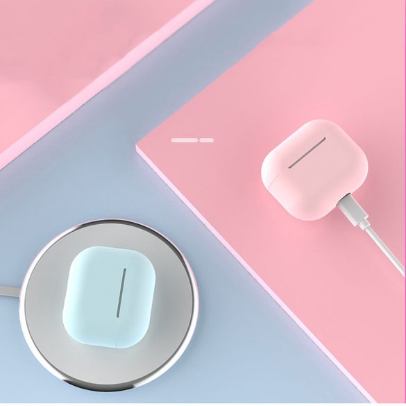 Tech-Protect Icon Apple Airpods 3 szilikon tok, fekete