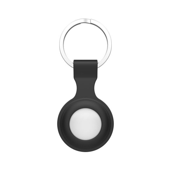 Tech-Protect Icon Apple Airtag kulcstartó tok, fekete