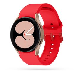   Tech-Protect Iconband Samsung Galaxy Watch 4 40/42/44/46mm szilikon óraszíj, korall piros