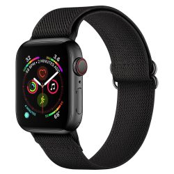   Tech-Protect Mellow Apple Watch 1/2/3/4/5/6/7/Se 42/44/45mm fém óraszíj, fekete