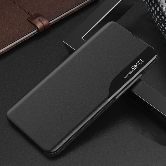 Tech-Protect Smart View Samsung Galaxy A03s oldalra nyíló tok, fekete