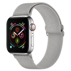   Tech-Protect Mellow Apple Watch 1/2/3/4/5/6/7/Se 42/44/45mm fém óraszíj, világos szürke