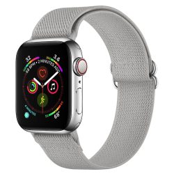   Tech-Protect Mellow Apple Watch 1/2/3/4/5/6/7/Se 42/44/45mm óraszíj, világos szürke