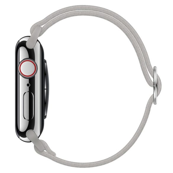 Tech-Protect Mellow Apple Watch 1/2/3/4/5/6/7/Se 42/44/45mm óraszíj, világos szürke