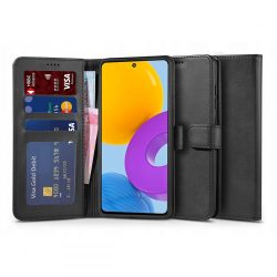   Tech-Protect Wallet2 Samsung Galaxy M52 5G oldalra nyíló hátlap, tok, fekete