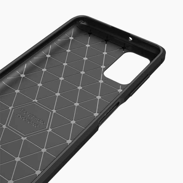 Tech-Protect Carbon Flexible Samsung Galaxy A03s hátlap, tok, fekete