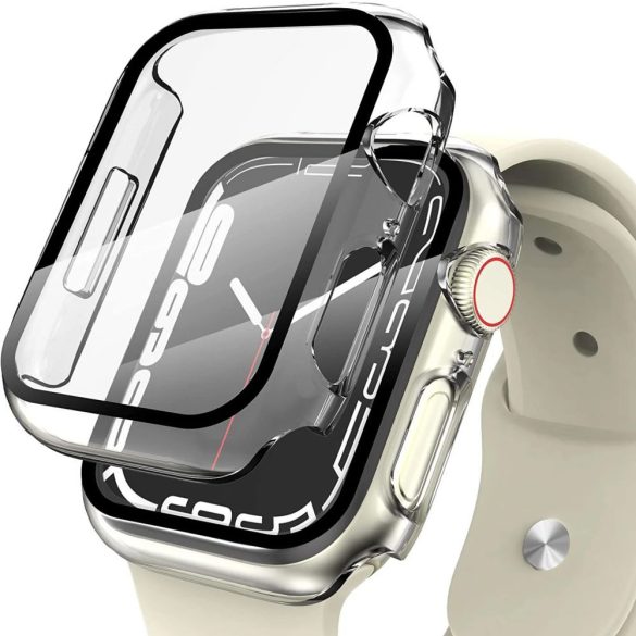 Tech-Protect Defense 360 Apple Watch 7 41mm kijelző+óravédő, átlátszó